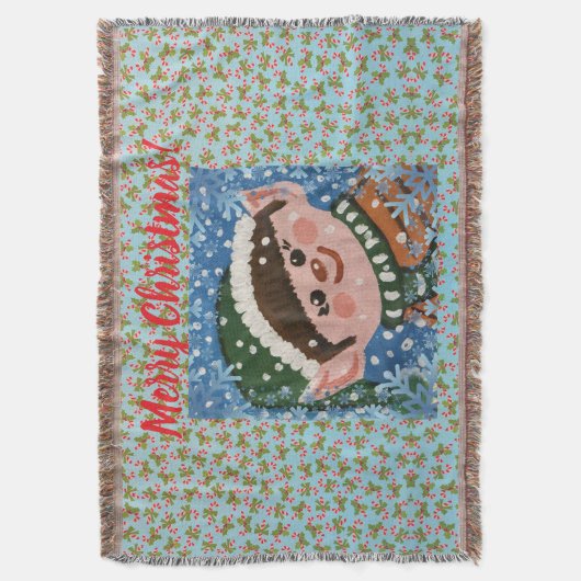 Elf Pillow スローブランケット (正面縦)