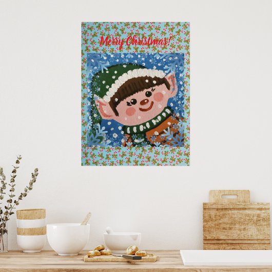 Elf poster ポスター (キッチン)