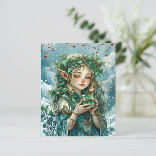 Elf Princess Christmas Scrapbook Paper (スタンド正面)