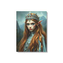 Elf Queen Canvas – Fantasy Wall Art