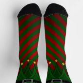 Elf Socks Festive Christmas Elf Costume Socks ソックス (上部)