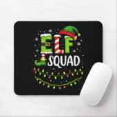 Elf Squad Christmas Lights Matching Holiday Crew  マウスパッド (マウス)