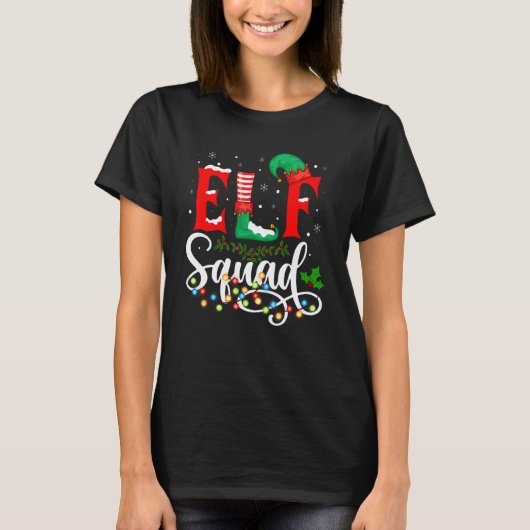 Elf Squad Christmas Matching Family Toddler Boy Gi Tシャツ (正面)