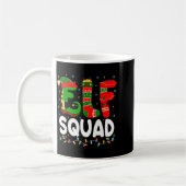 Elf Squad Family Christmas Matching Pajamas Xmas T コーヒーマグカップ (左)