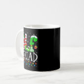Elf Squad Funny Elf Family Christmas Matching Paja コーヒーマグカップ (正面左)