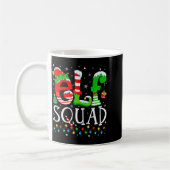 Elf Squad Funny Elf Family Christmas Matching Paja コーヒーマグカップ (左)
