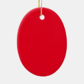 Elf Standing At Attention oval ceramic ornament セラミックオーナメント (裏面)