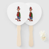 Elf Standing At Attention paddle hand fans ハンドファン (正面&裏面)
