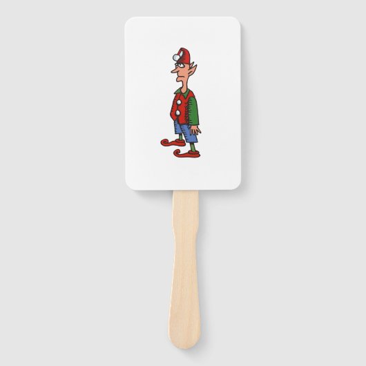 Elf Standing At Attention rectangle hand fans ハンドファン (正面)