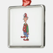 Elf Standing At Attention square premium ornament メタルオーナメント (左)