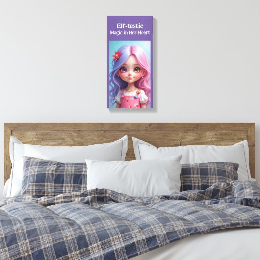 Elf-tastic キャンバスプリント (インサイチュ (寝室))