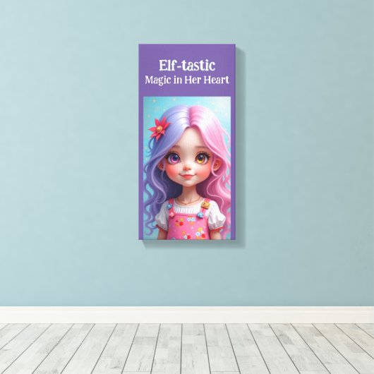 Elf-tastic キャンバスプリント (インサイチュ (ウッドフロア))