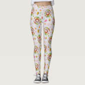 Elf the Movie | Four Main Food Groups Pattern レギンス (正面)