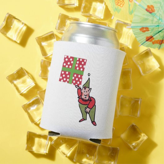 Elf With Polka Dot Gift can cooler 缶クーラー (インサイチュ 夏)