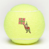 Elf With Polka Dot Gift Penn tennis balls テニスボール (正面)