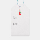 Elf with Tree ギフトタグ (裏面)