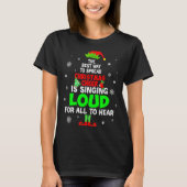 Elf Xmas The Way To Spread Christmas Cheer Men Wom Tシャツ (正面)