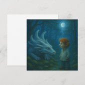 Elfe und Drache im Mondlicht 招待状 (正面/裏面)