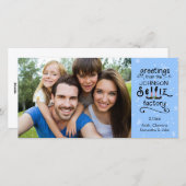 ELFie Greetings、Snow on Changeable Blue シーズンカード (正面/裏面)