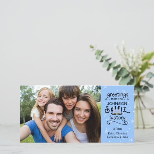 ELFie Greetings、Snow on Changeable Blue シーズンカード (スタンド正面)