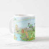 Elfledaおよびキーウィの果実 コーヒーマグカップ (正面左)