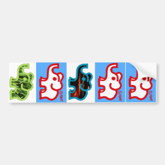 Elfont バンパーステッカー