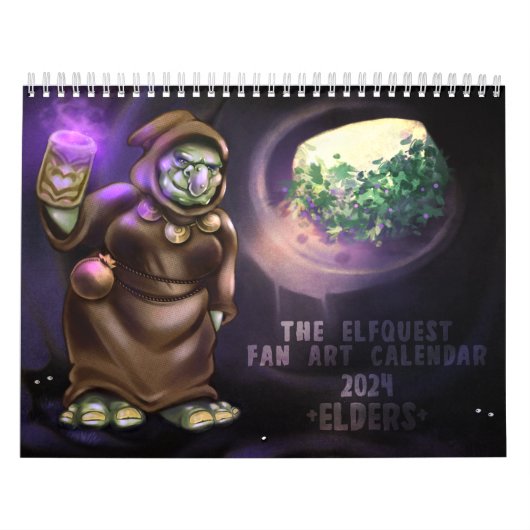 Elfquest 2024ファンアートカレンダー カレンダー (カバー)