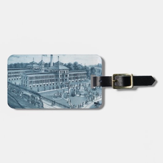 Elgin Watch Factory 1871イメージエルギンイリノイ ラゲッジタグ (正面横)