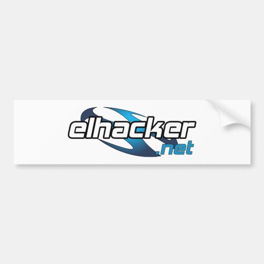 elhacker.net バンパーステッカー (正面)