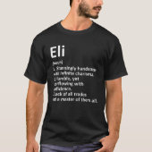 ELI定義名パーソナライズされたおもしろい誕生日Gi Tシャツ (正面)