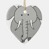 Eli象 セラミックオーナメント (右)