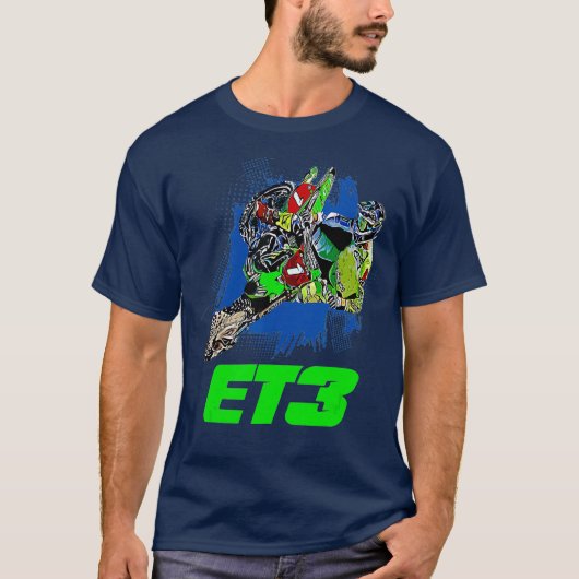 Eli ET3 Tomac Supercross 2021 Motocross 2022 Tシャツ (正面)