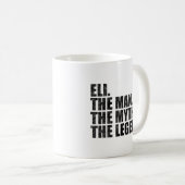 Eli name, Eli The Man The Myth The Legend コーヒーマグカップ (正面右)