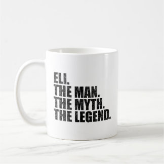 Eli name, Eli The Man The Myth The Legend コーヒーマグカップ
