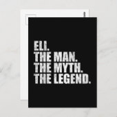 Eli name, Eli The Man The Myth The Legend ポストカード (正面/裏面)