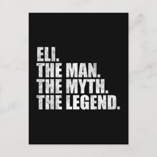 Eli name, Eli The Man The Myth The Legend ポストカード