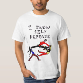 Eli Tennantの私は自衛を知っています Tシャツ