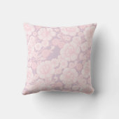 Elia 🌸 Soft Pink Baroque Floral クッション (裏面)