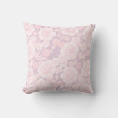 Elia 🌸 Soft Pink Baroque Floral クッション (正面)