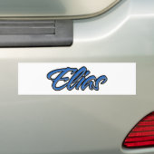 Elias Name blue Aufkleber Sticker Autoaufkleber バンパーステッカー (車上)