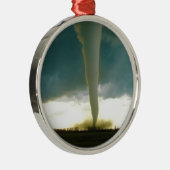 Elieマニトバに近づく部門F5のトルネード メタルオーナメント (右)