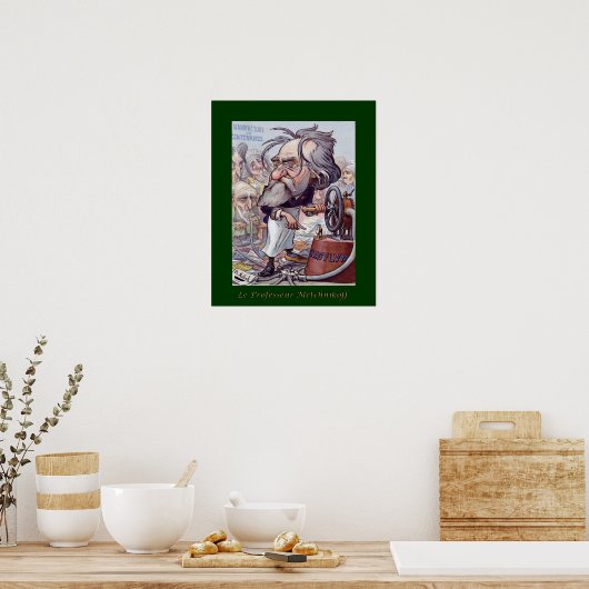 Elie Metchnikoff~免疫学者~B Moloch ポスター (キッチン)