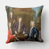 Elihuエール(1648-1721年) Devonshiの第2公爵 クッション (裏面)