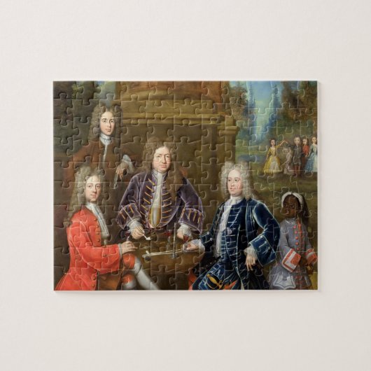 Elihuエール(1648-1721年) Devonshiの第2公爵 ジグソーパズル (横)