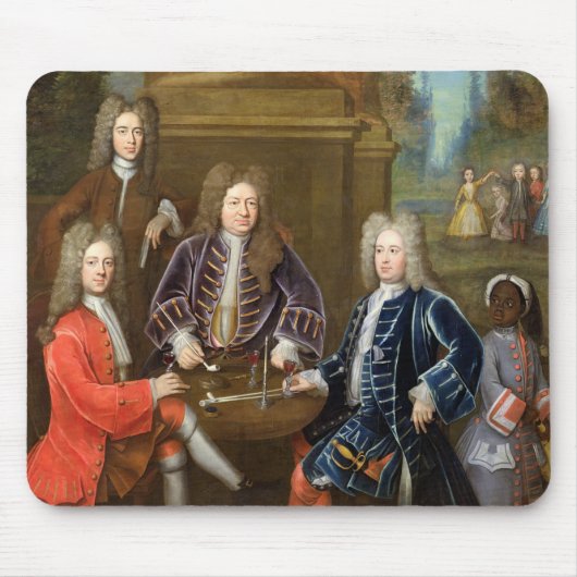 Elihuエール(1648-1721年) Devonshiの第2公爵 マウスパッド (正面)