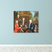 Elihu Yale （1648年～1721年）デヴォンシ第2代公 キャンバスプリント (インサイチュ (ウッドフロア))