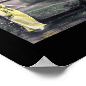 ELIJAHヴィンテージアルファベット文字名アート ポスター (角)