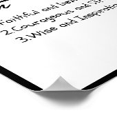 Elijah、男のパーソナライズされた子の定義 ポスター (角)