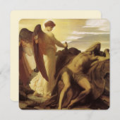 Elijah in Wilderness by Lord Frederic Leighton (正面/裏面)