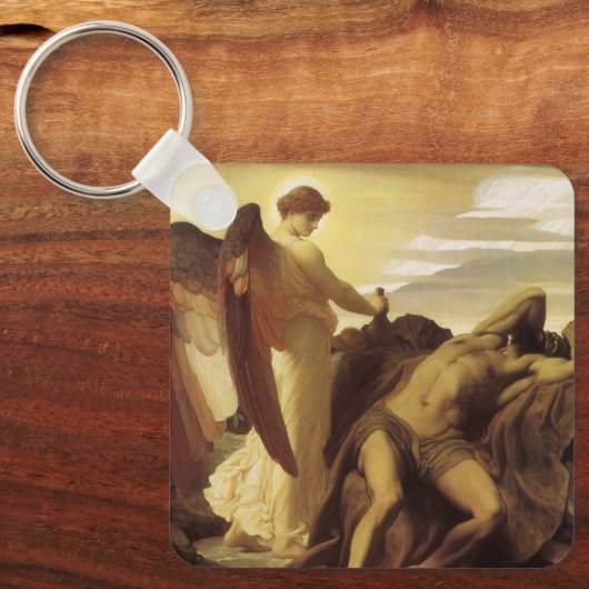 Elijah in Wilderness by Lord Frederic Leighton キーホルダー (正面)
